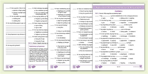 filipino 6 nat reviewer with answer key|UPDATED! National Achievement Test for Grade 6 .